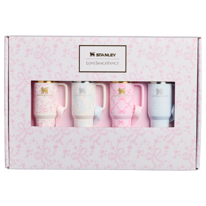 Stanley 1913 x LoveShackFancy Holiday Quencher ProTour Ornament Set - Active Bright Set Pack