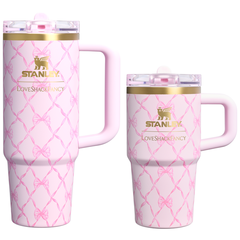 Stanley 1913 x LoveShackFancy Holiday The Quencher® Details ProTour Tumbler Set | 2-pack - Active Fresh Set